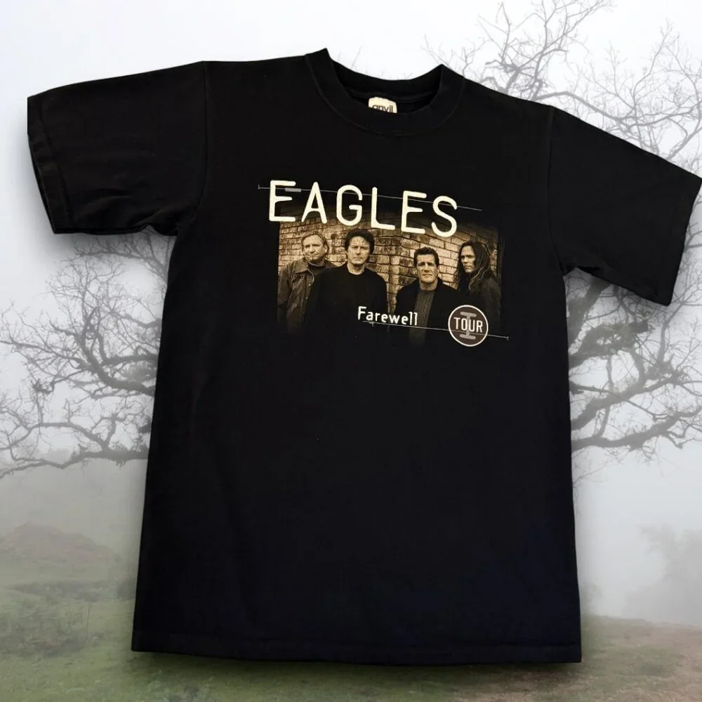 Eagles Rock Band 2005 Farewell Concert Tour 100% Cotton T Shirt